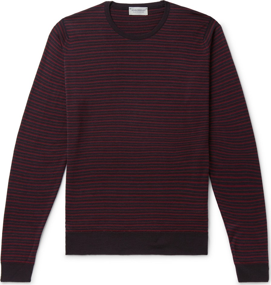 John Smedley Striped Wool Sweater