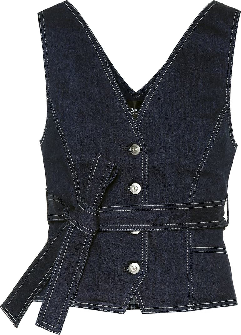 3X1 Albany denim top