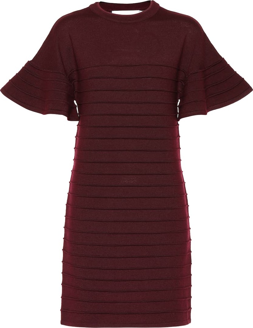 VICTORIA, VICTORIA BECKHAM Wool minidress