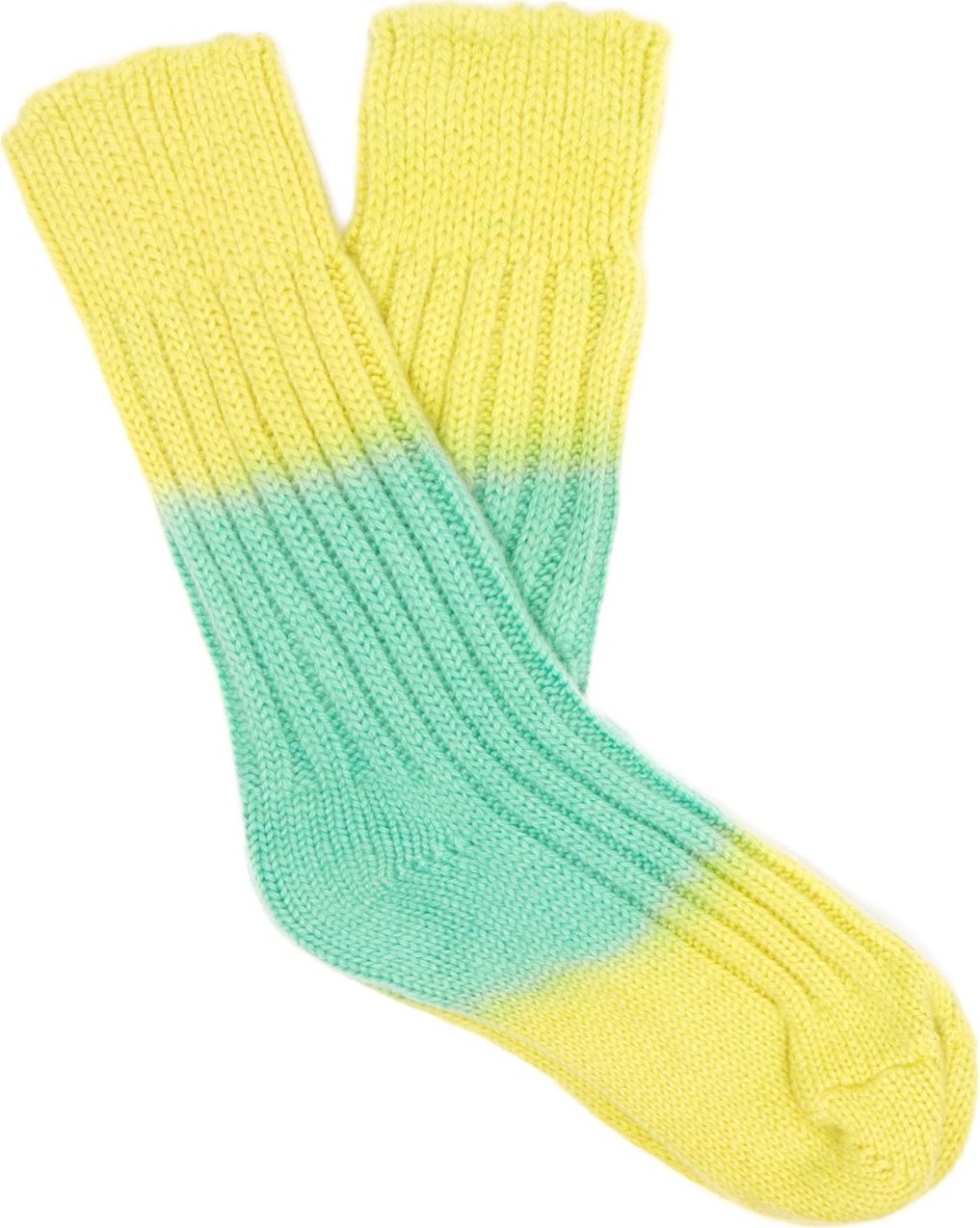 The Elder Statesman Yosemite tie-dye cashmere socks