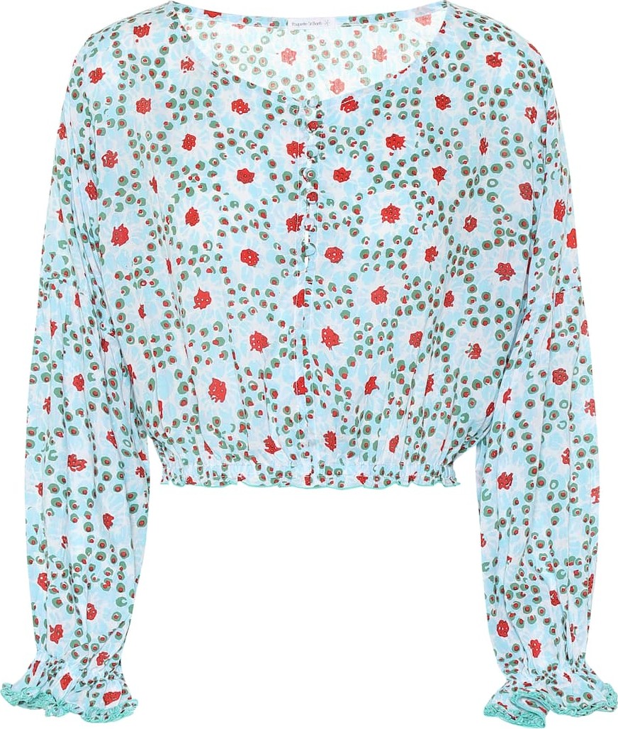 Poupette St Barth Exclusive to Mytheresa – Bety printed crop top
