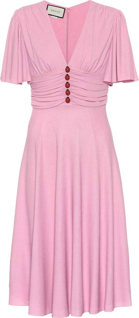 Gucci Embellished crêpe dress