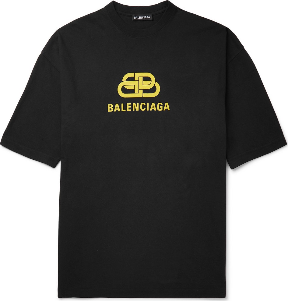 Balenciaga Logo-Print Cotton-Jersey T-shirt
