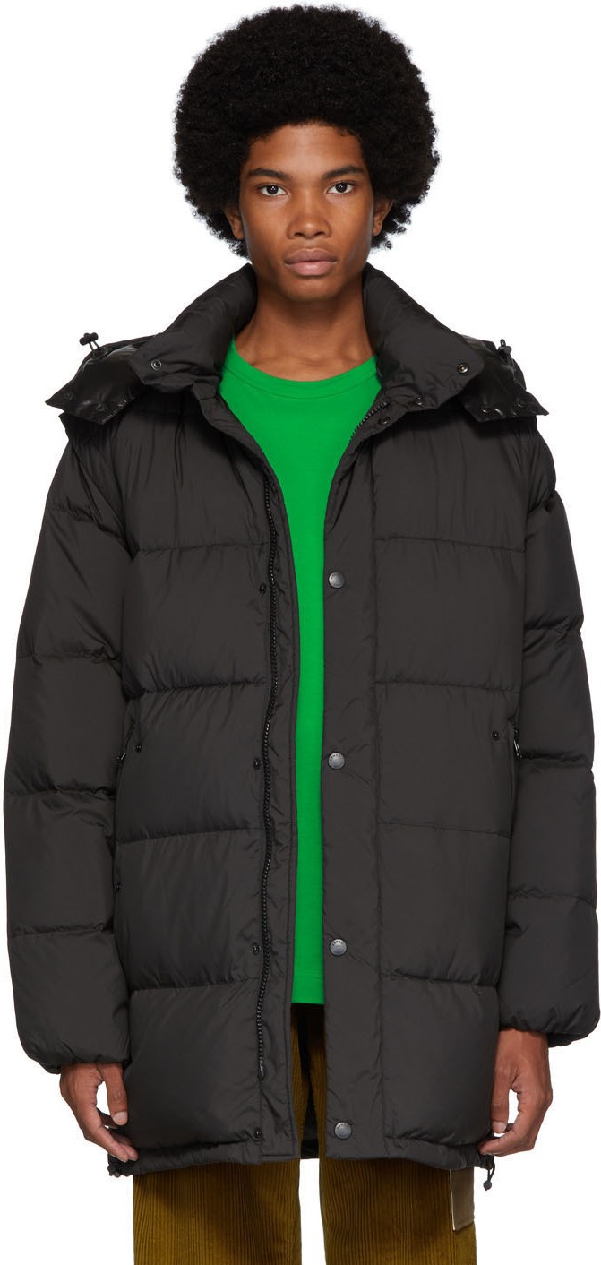 KENZO Black Down 2-In-1 Long Puffer Jacket