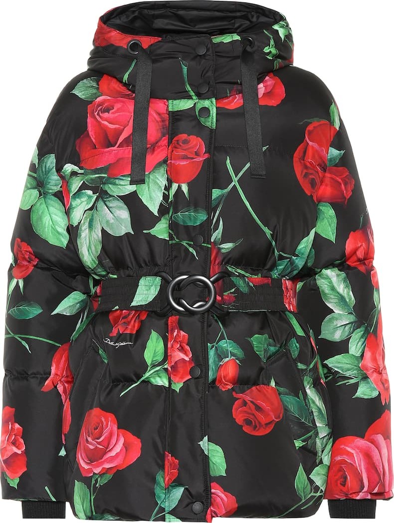 Dolce & Gabbana Rose-print coat