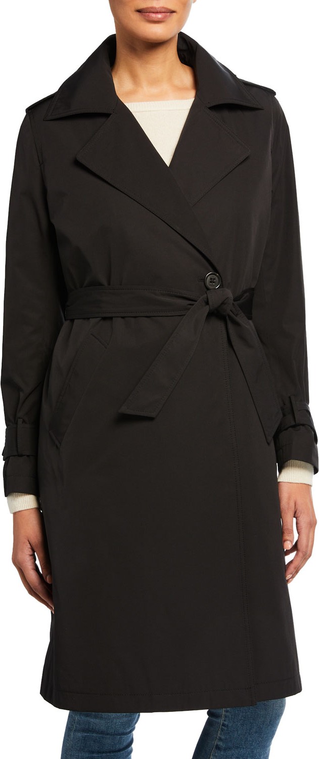 Jane Post Minimalist Trench Coat w/ Detachable Liner