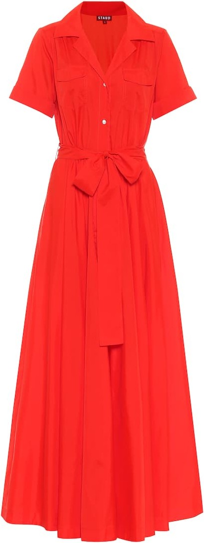 Staud Millie midi shirt dress