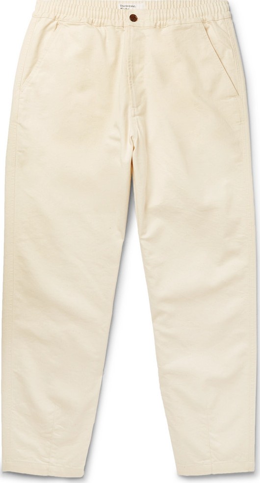 Universal Works Tapered Cotton-Blend Twill Trousers