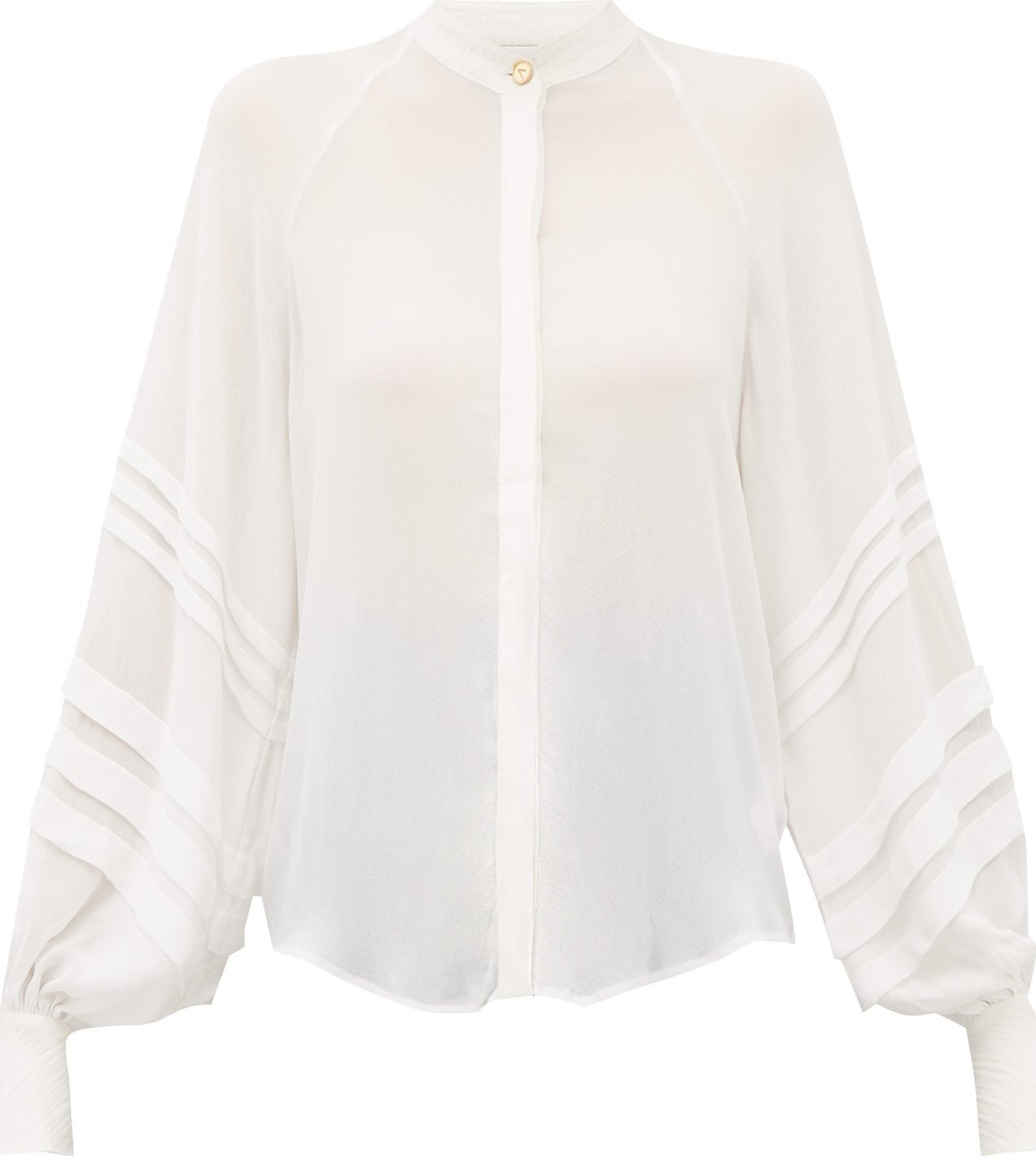 Aje Acacia bishop-sleeve blouse