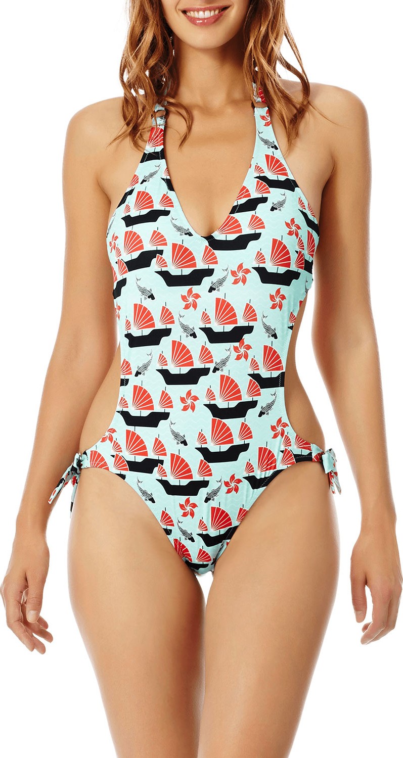 Vilebrequin Hong Kong Printed Cheeky One-Piece Swimsuit