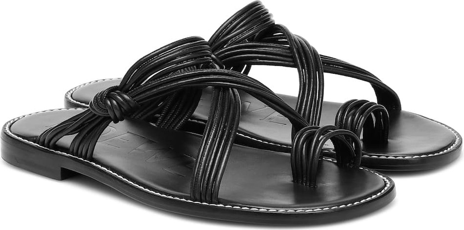 LOEWE Paula's Ibiza leather sandals