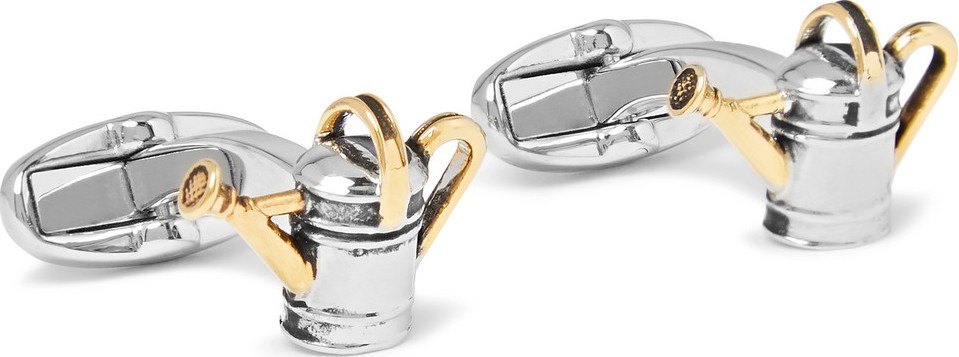 Paul Smith Silver and Gold-Tone Cufflinks