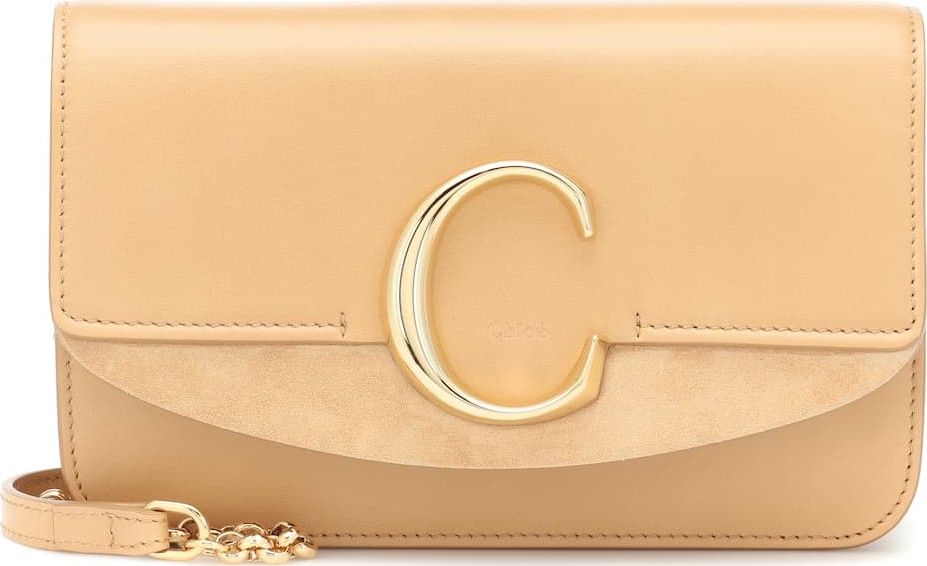 Chloe Chloé C Mini leather shoulder bag