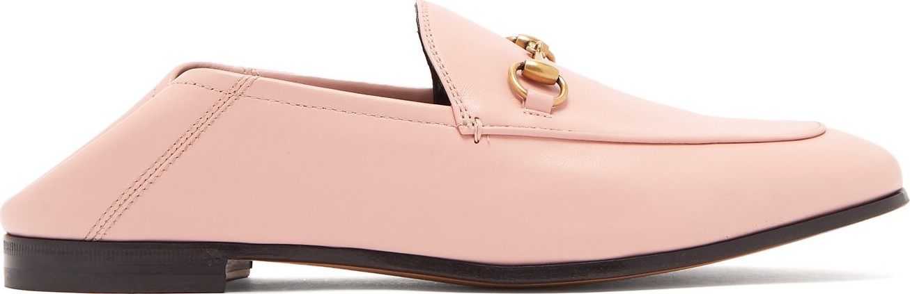 Gucci Brixton collapsible-heel leather loafers