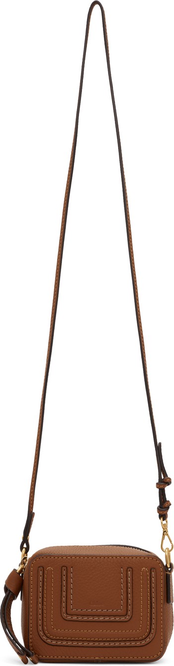 Chloe Tan Mini Marcie Shoulder Bag