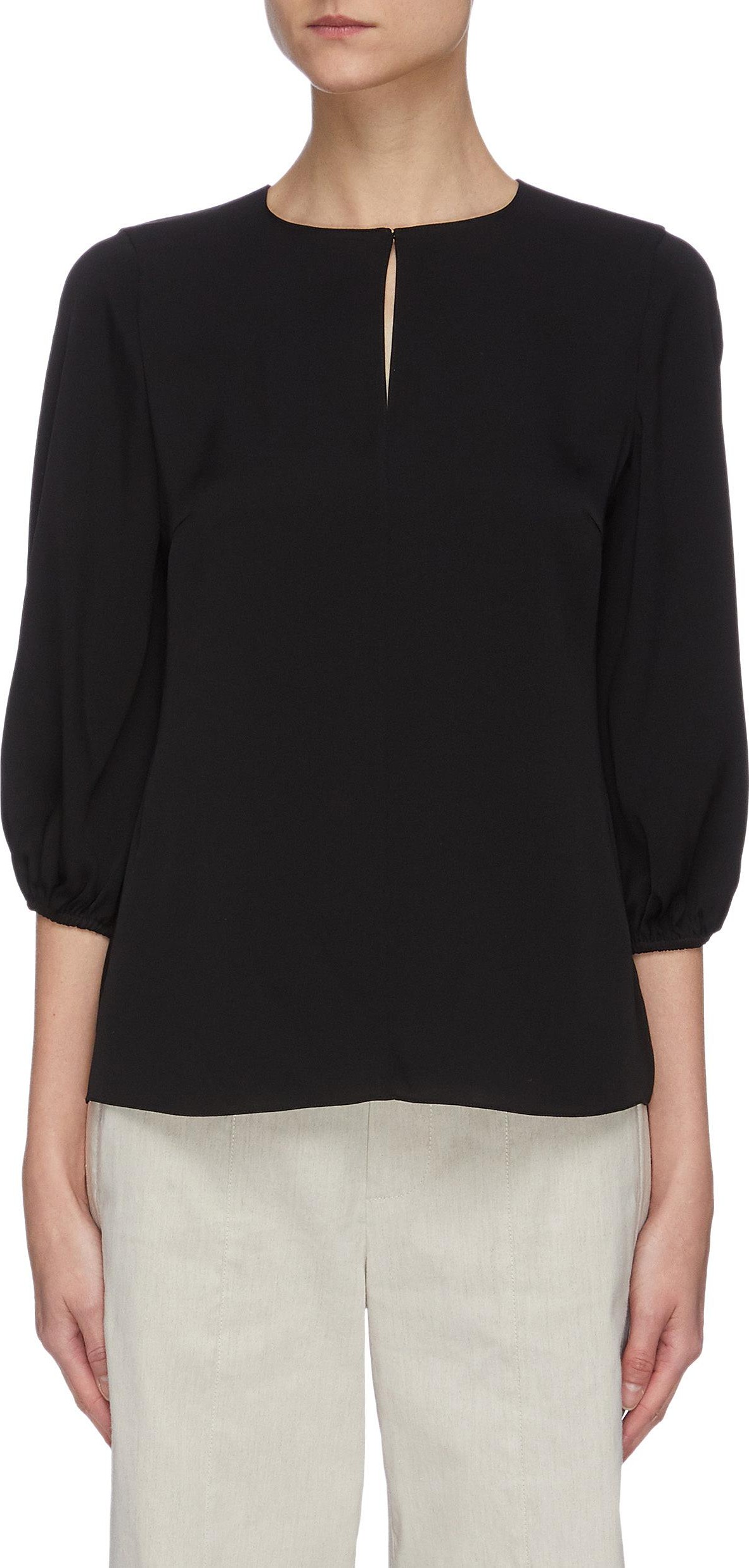 Theory Puff sleeve top