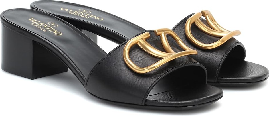 Valentino Valentino Garavani VLOGO leather sandals