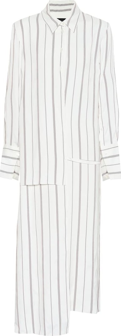 Joseph Claudi striped rayon midi dress