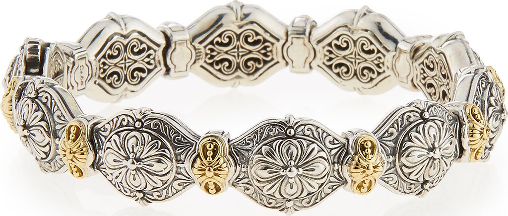 Konstantino Thalassa Silver & 18k Gold Link Bracelet
