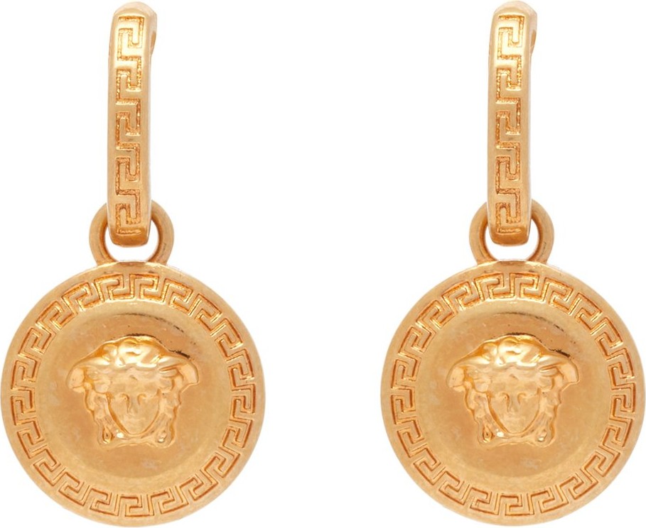Versace Medusa drop earrings