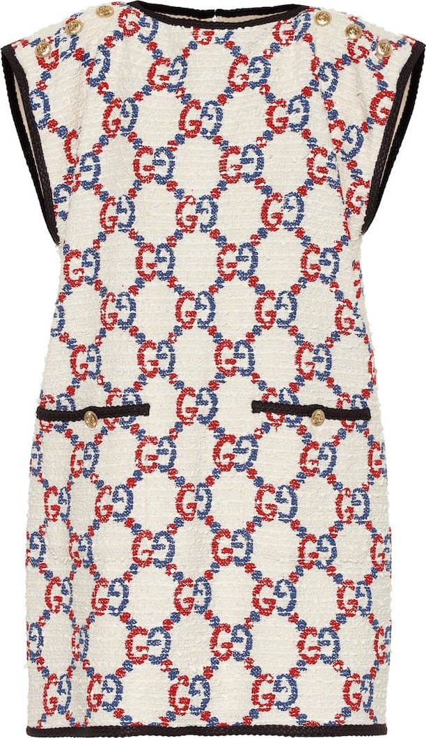 Gucci Cotton-blend tweed minidress