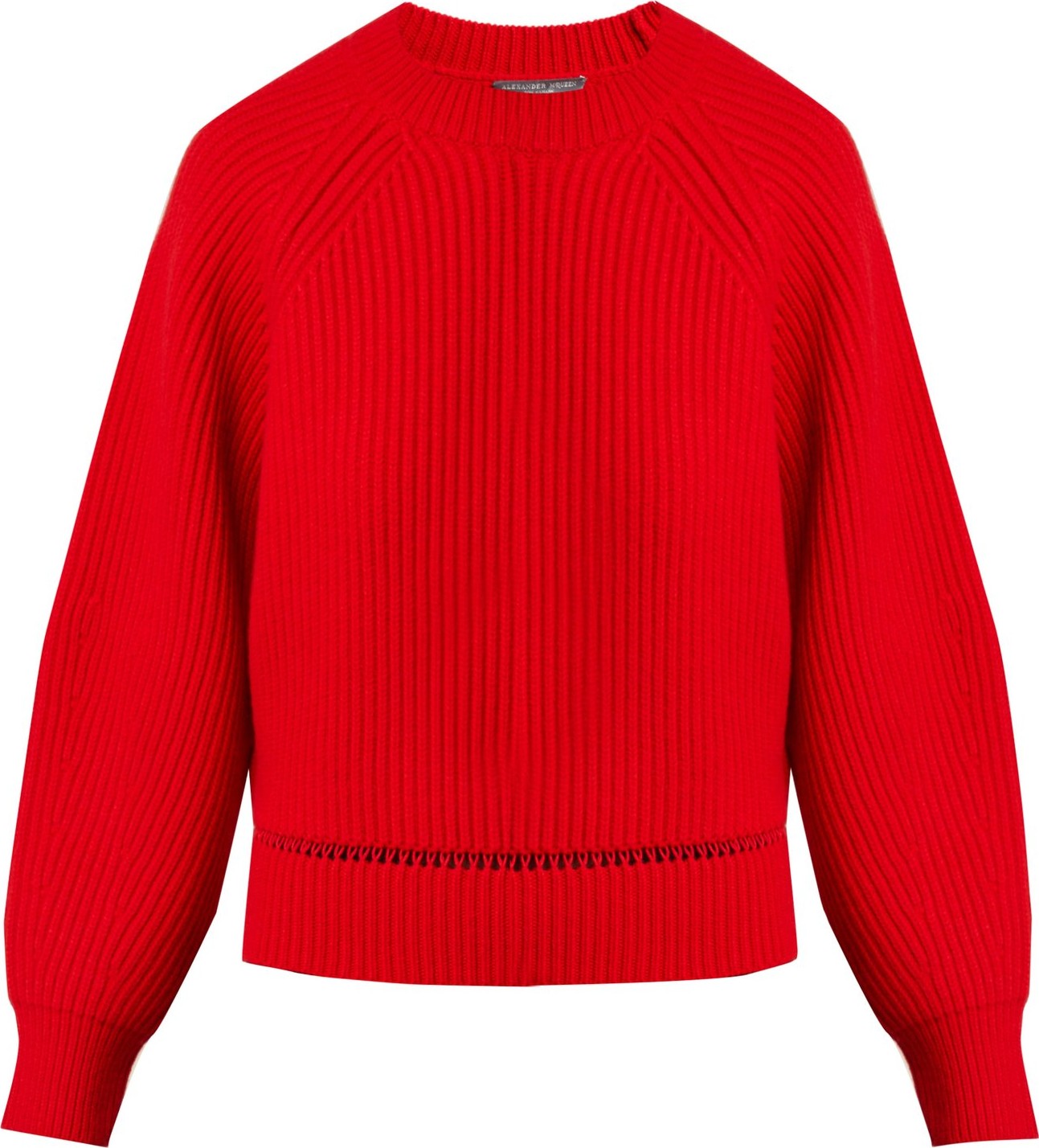 Alexander McQueen Ribbed wool-blend sweater