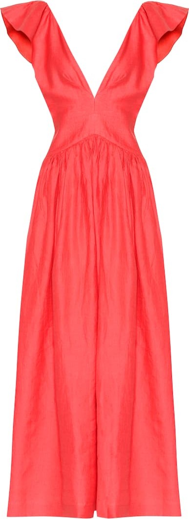 Kalita Persephone linen maxi dress