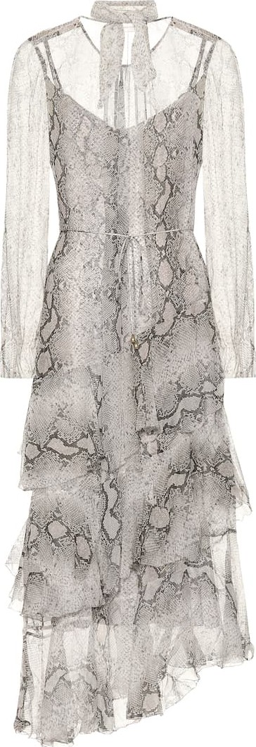Zimmermann Corsage silk midi dress