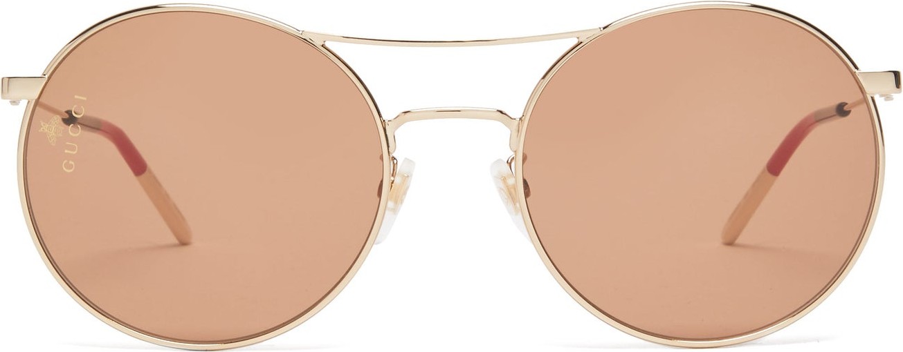 Gucci Round metal sunglasses