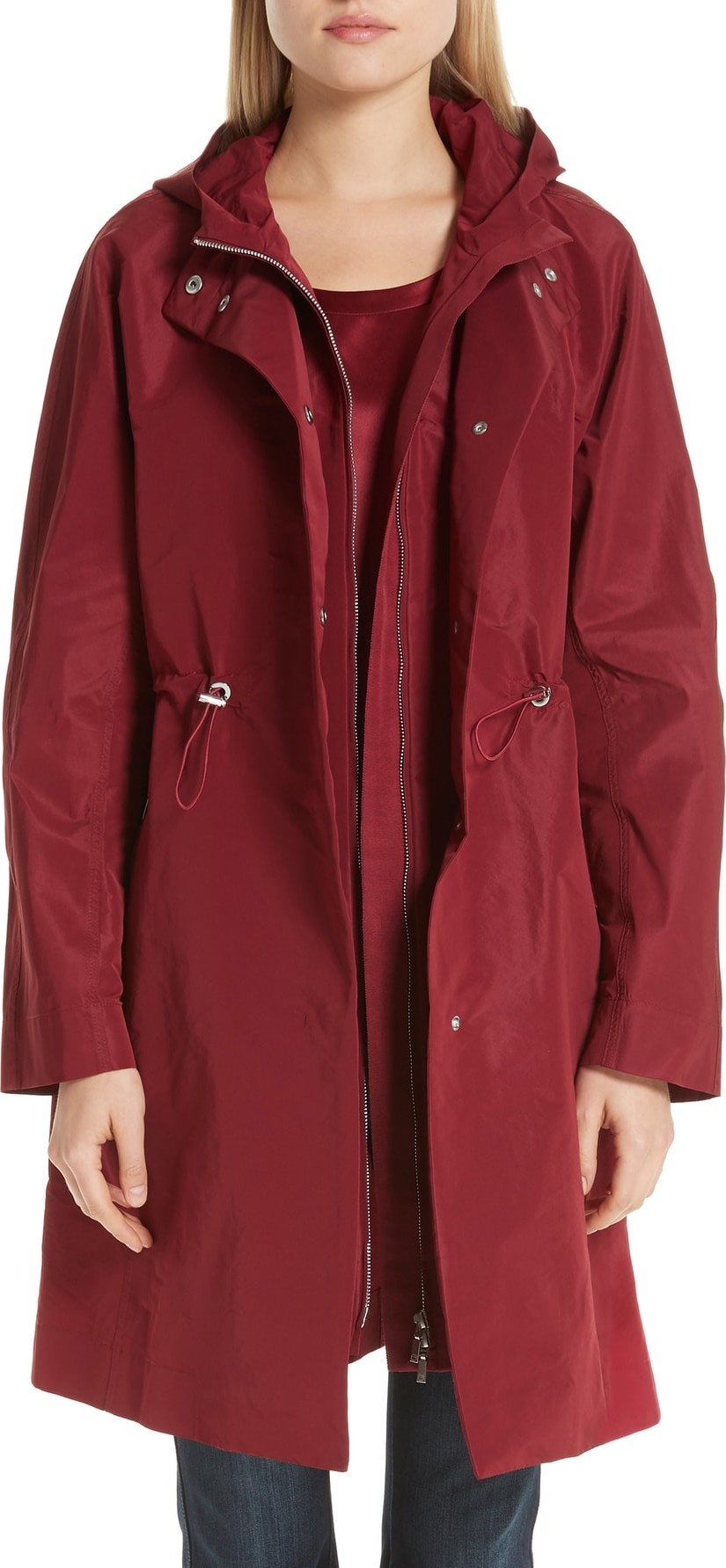 Lafayette 148 New York Maverick Convertible Hooded Coat