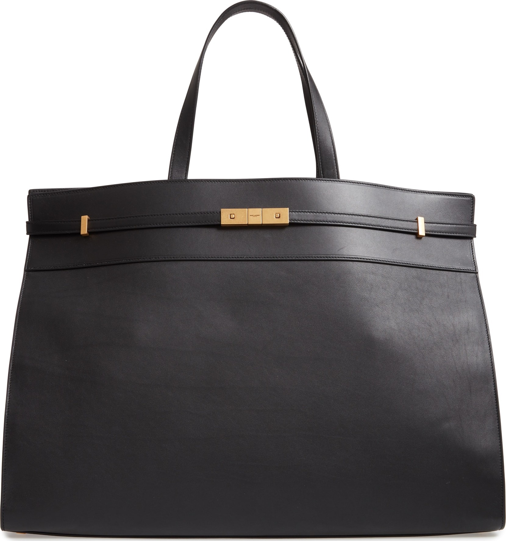 Saint Laurent Large Manhattan Leather Satchel