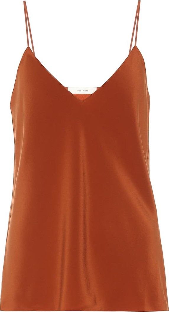 THE ROW Prima silk crêpe camisole