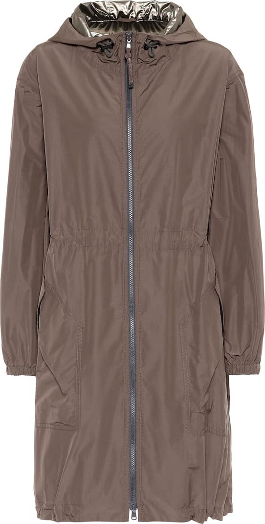 Brunello Cucinelli Long hooded jacket