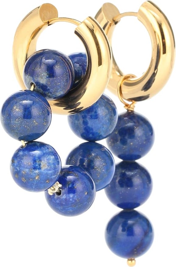 Timeless Pearly Mismatched stone earrings