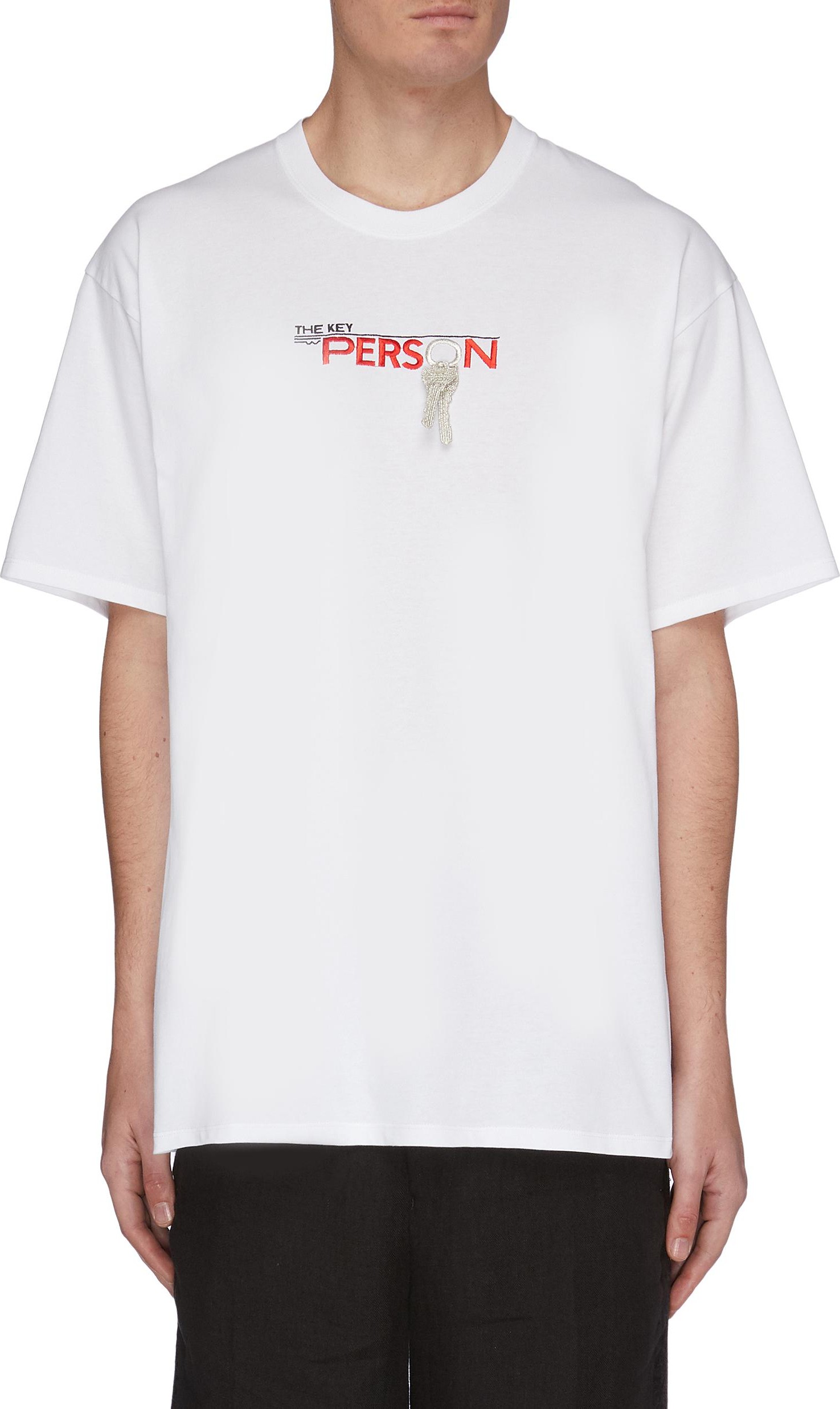 Doublet 'Key Person' Embroidered T-shirt