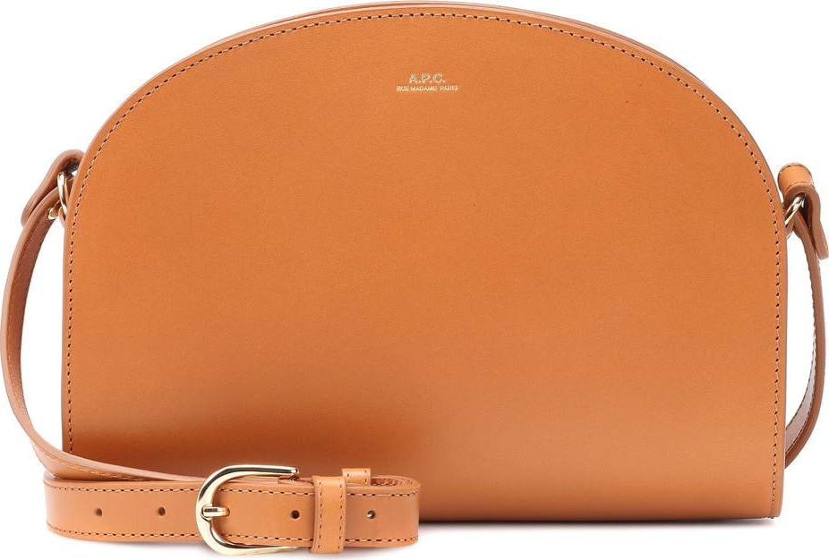A.P.C. Demi-Lune leather shoulder bag