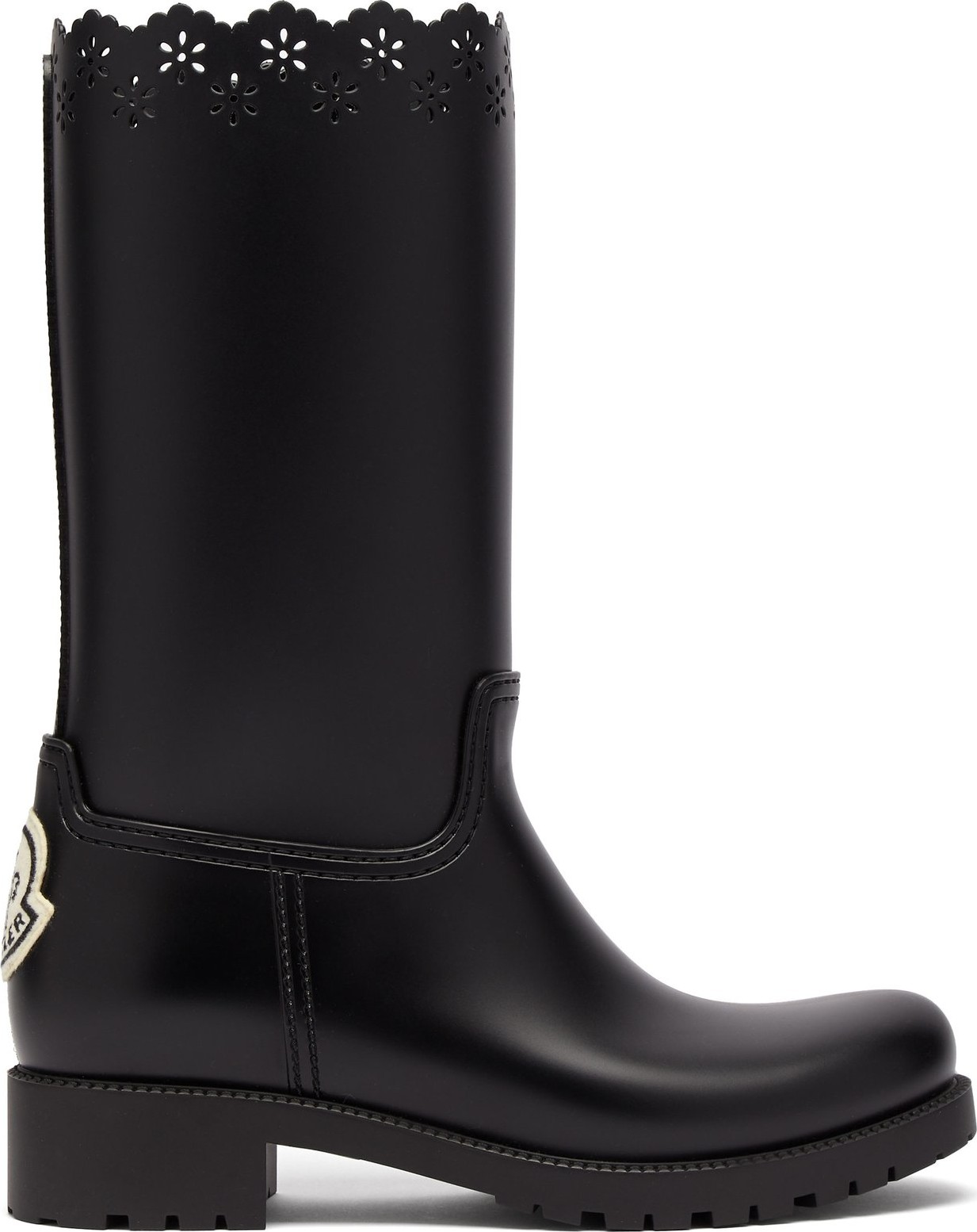 4 Moncler Simone Rocha Floral cut-out rubber boots