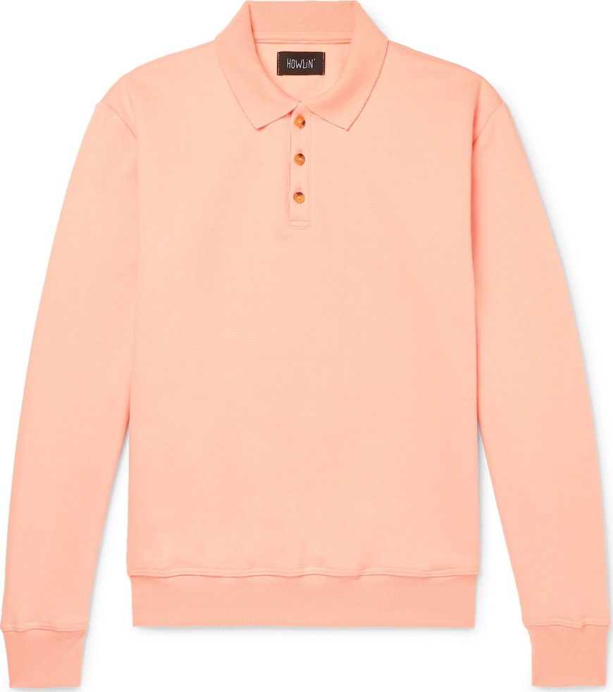 Howlin' Loopback Cotton-Jersey Polo Shirt