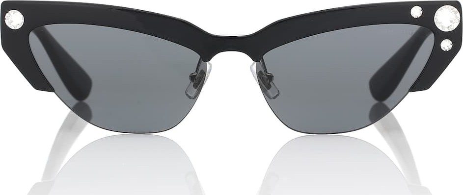 Miu Miu Embellished cat-eye sunglasses