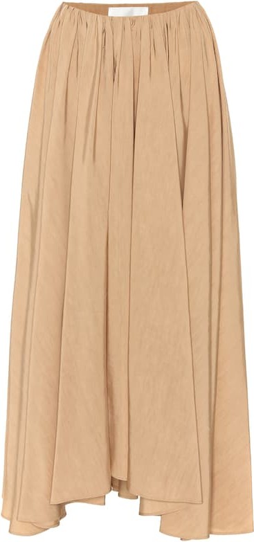 Jil Sander Pleated midi skirt