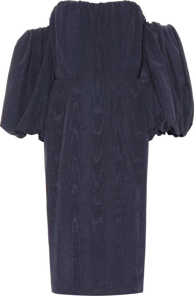 Stella McCartney Off-the-shoulder taffeta dress