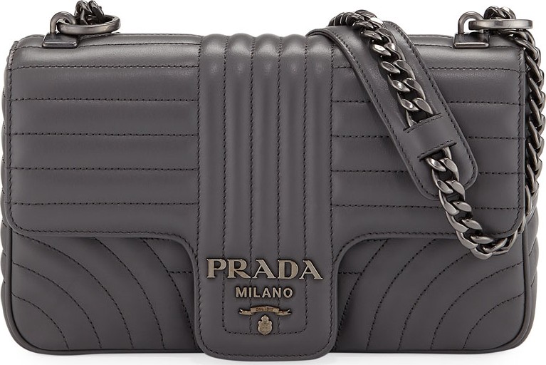 Prada Diagramme Medium Shoulder Bag