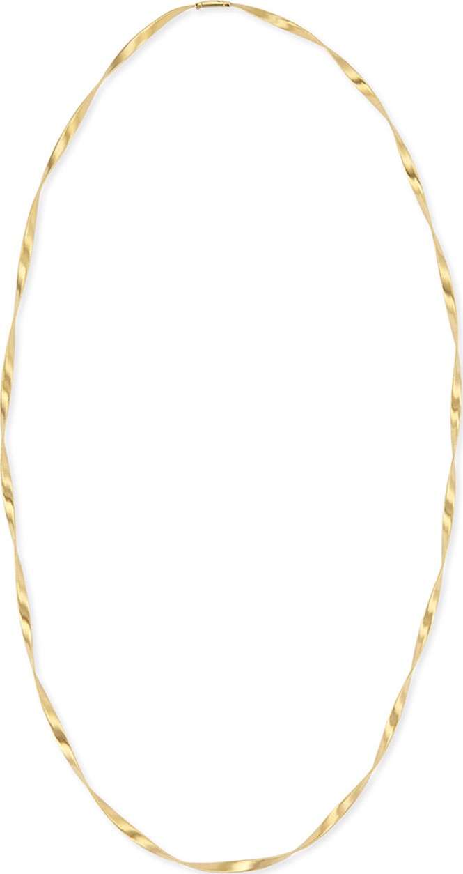 Marco Bicego Marrakech 18k Gold Single Strand Necklace, 36"L