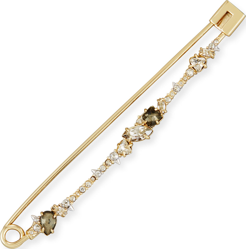 Alexis Bittar Crystal-Encrusted Safety Pin