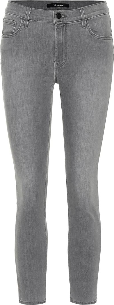 J BRAND 835 cropped mid-rise skinny jeans