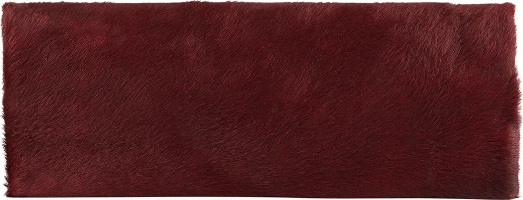 Allison Mitchell Large Framed Fur Clutch Bag