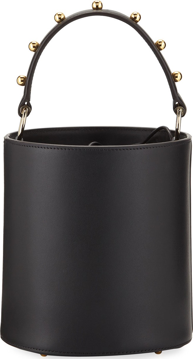 Les Petits Joueurs Olivia Mini Two-Tone Bucket Bag