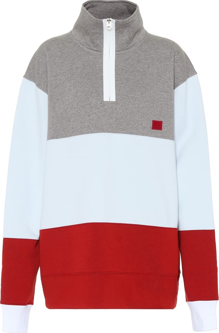 Acne Studios Flint Flag Face cotton sweatshirt