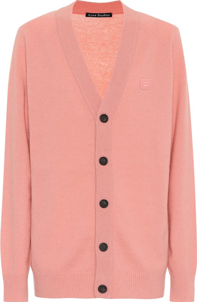 Acne Studios Neve Face wool cardigan