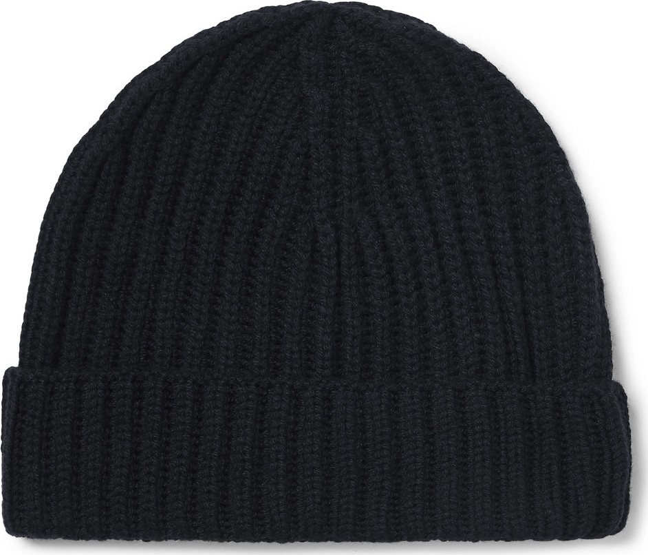 Loro Piana Ribbed Cashmere Beanie